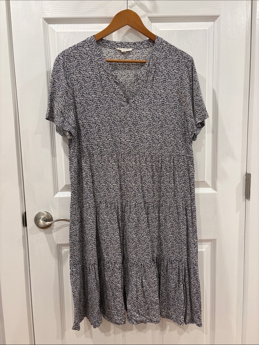 Breezy Short-Sleeve Tiered Dress